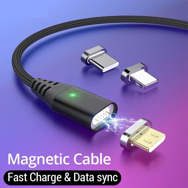

Magnetic Cable Fast Charging Micro usb cable Type c Magnet Charger usb c Microusb Wire For iphone 12 11 pro xs max Xr x 7 8