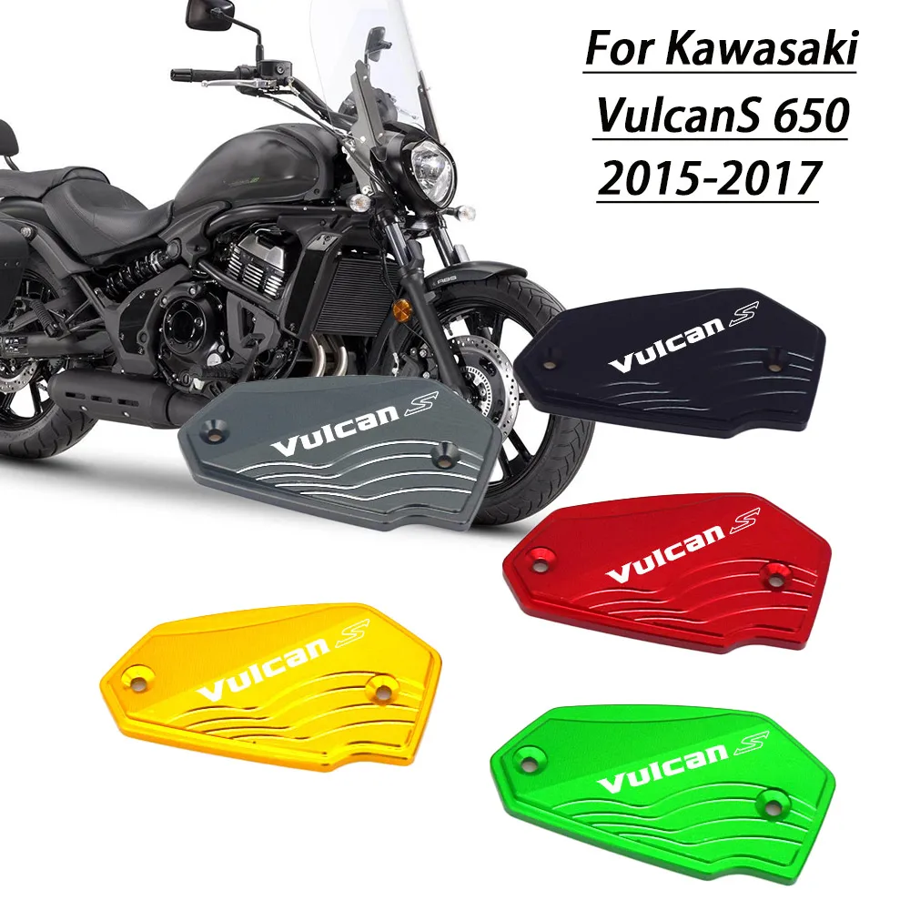 

Motorcycle Front Fluid Reservoir Cover Cylinder Brake Cap For KAWASAKI Vulcan S 650 VN650 EN650 Vulcans 2015 2016 2017