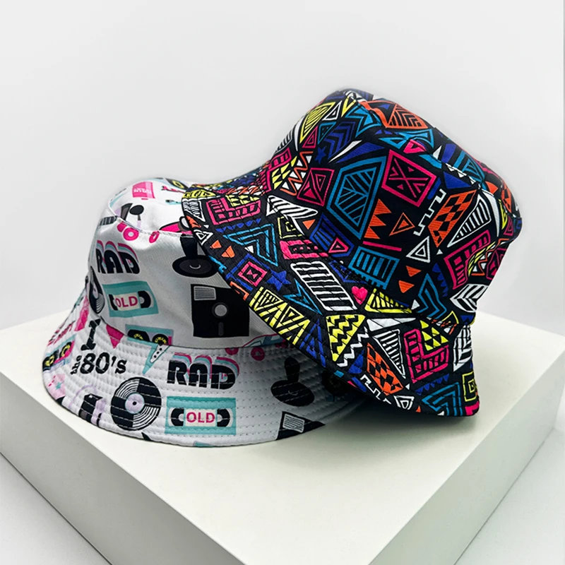 Панама унисекс в стиле ретро Midnite Star Повседневная шляпа-ведро с защитой от солнца