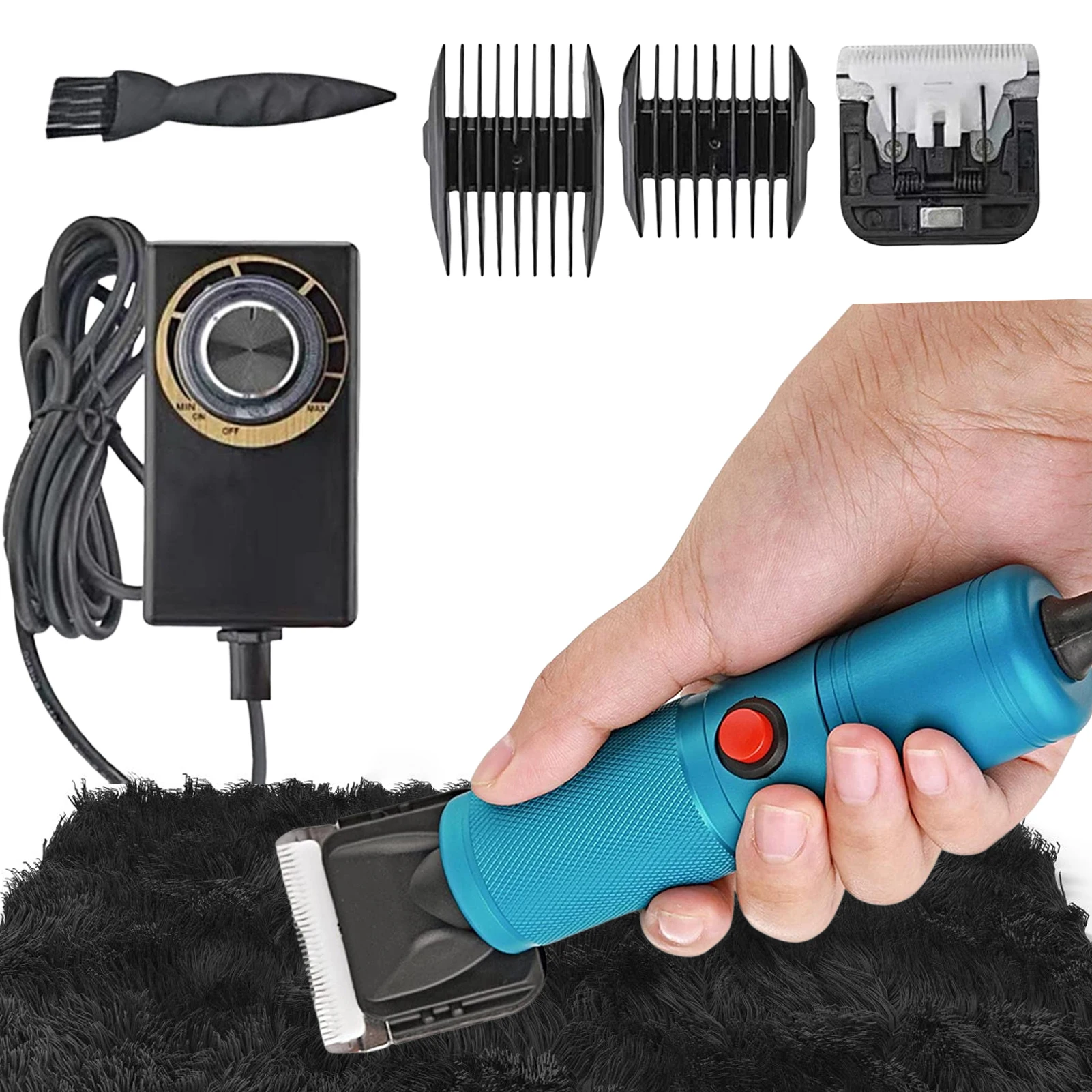 

Electric Pet Hair Trimmer Electric Carpet Shears Electric Carpet Trimmer Tufting Carving Tools Clippers Low Noise Adjustable