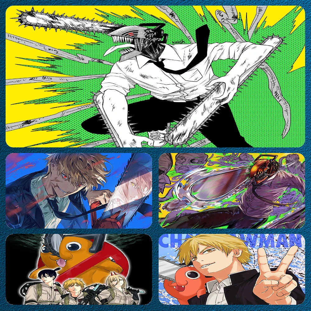 

Chainsaw Man Gaming Mouse Pad Xxl Mousepad Anime Mouse Gamer Mat Big Mousemat Large Computer Mat Keyboard Desk Mat Carpet Mouse
