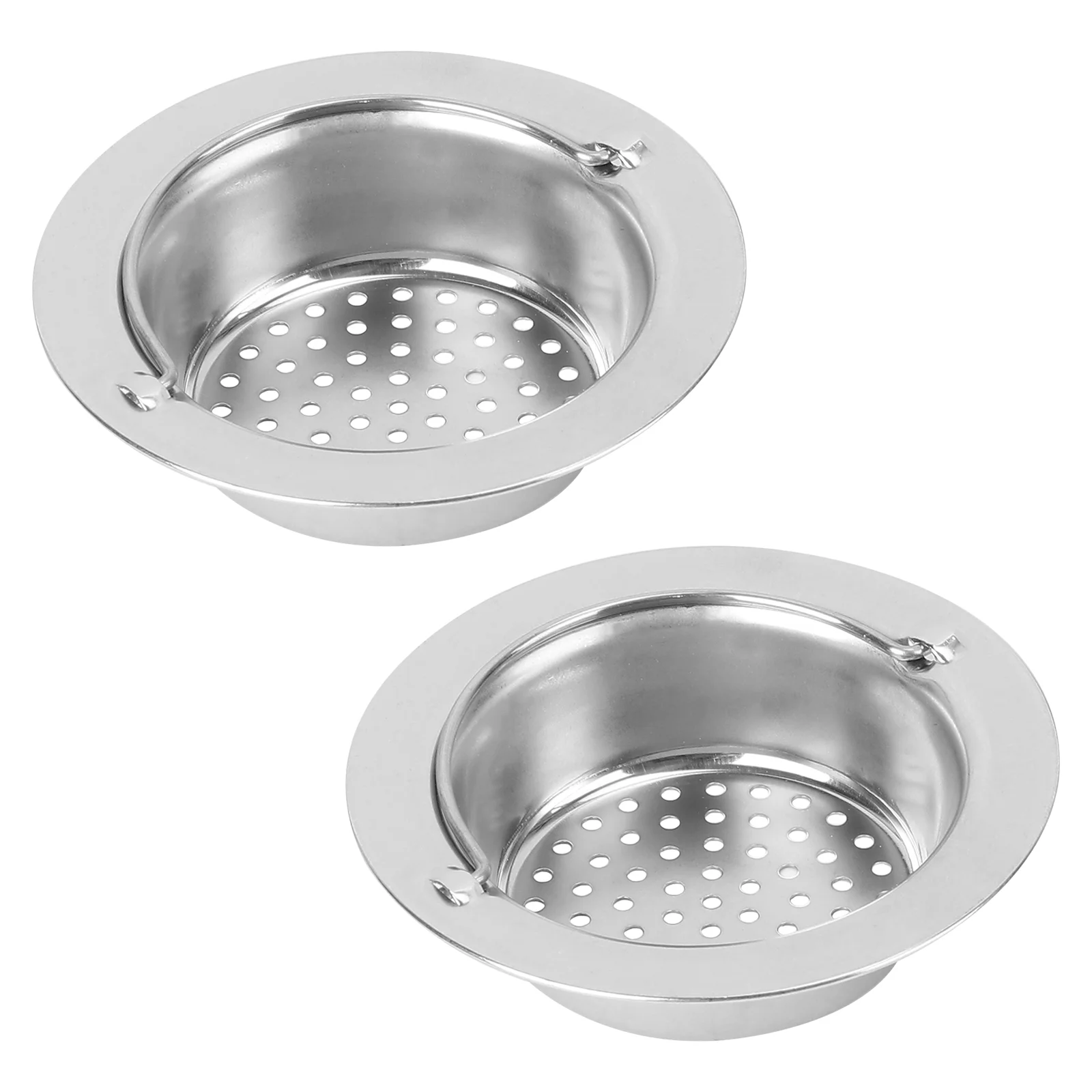 

2pcs Handle Kitchen Sink Strainer Garbage Mesh Stopper Waste Plug Sink Filter Hair Catcher