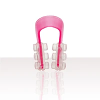silicone nose clip nose bridge booster u shaped nose clip pink clip beauty tool massage tool 1 pcs face shaper
