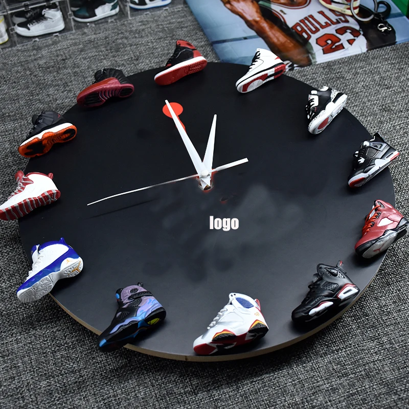 

350 3d mini sneaker shoe wall clock