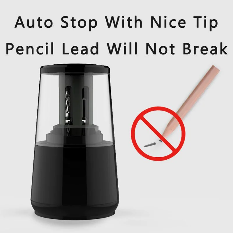 Автоматическая электрическая точилка для карандашей Tenwin простые портативные