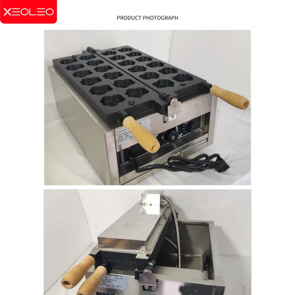 XEOLEO 12 шт. вафельница в форме кошачьей лапы/медведя лапы 3000 Вт электрическая