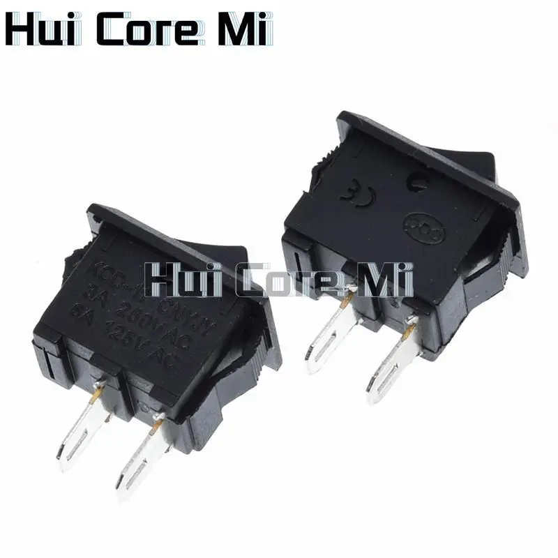 Фото 10 шт./лот 10*15 мм SPST 2PIN ВКЛ/ВЫКЛ G130 кулисный переключатель для лодки KCD11 3A/250 В приборная панель автомобиля грузовик RV ATV дом №4