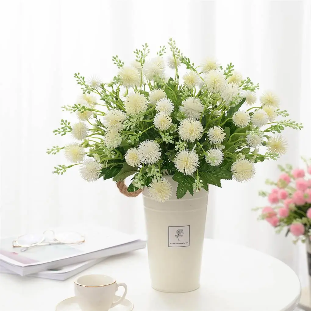 

Artificial Dandelion Photography Plant Decor Home Office Wedding Party Plastic Fake Plant
