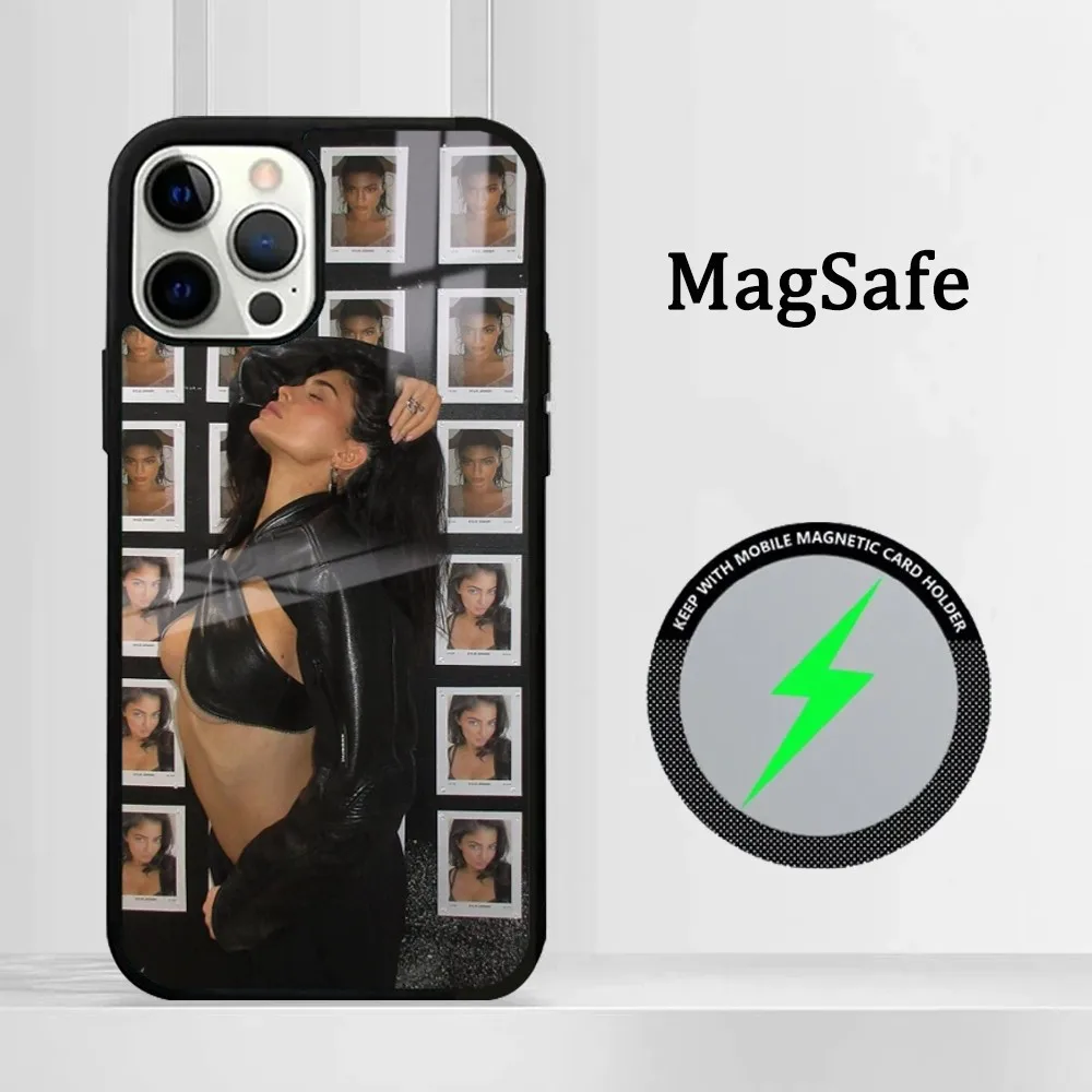 Чехол для телефона с рисунком звезды актера привлекательной девушки зеркальный