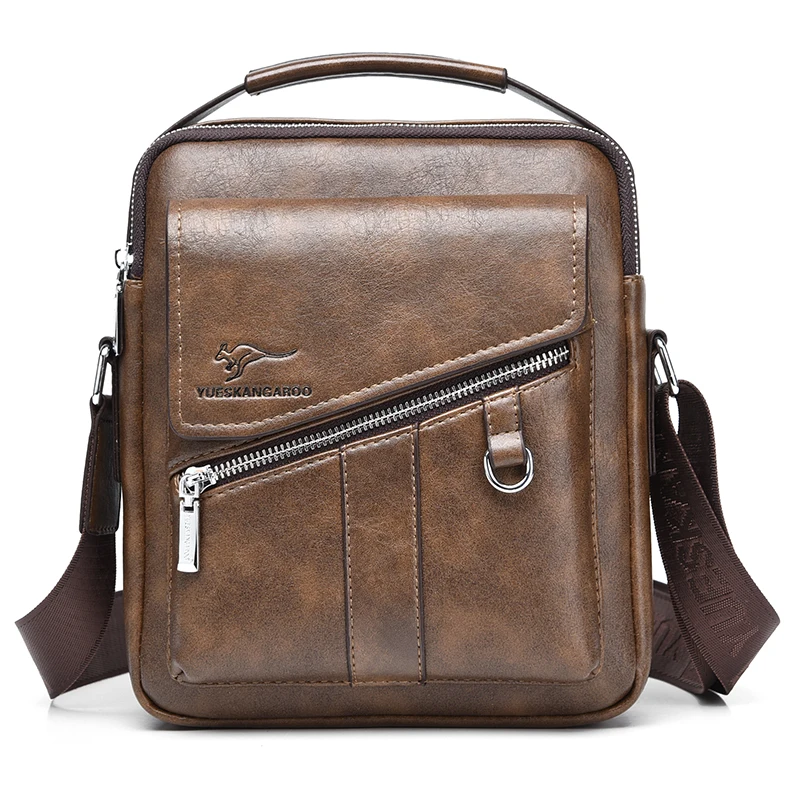 

For Bags Crossbody Men Leather Shoulder Men Vintage Luxury Bag Brand Leather Kangaroo Men Business Bag Handbag Messenger