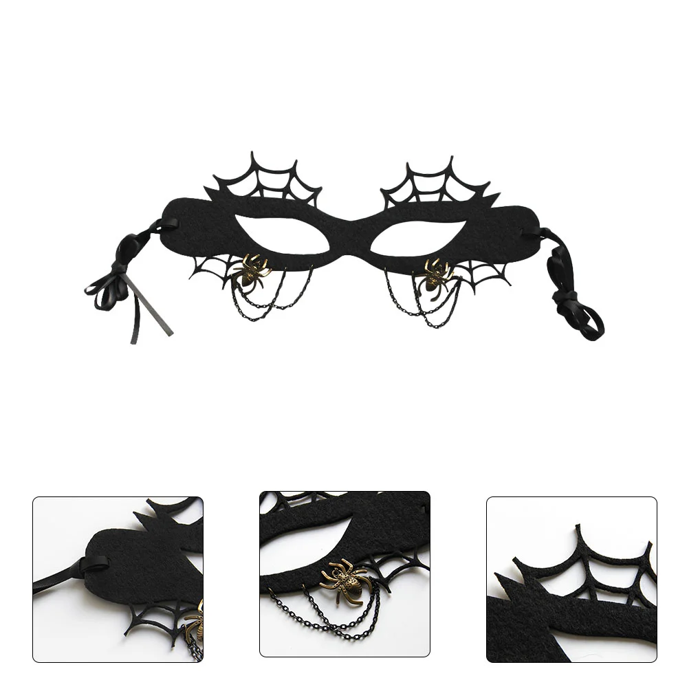 Маска паутины Фестиваль Вечеринка Фетр Декоративный Косплей Маскарад Ролевая