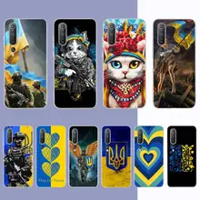 Ukraine Flag Pattern Phone Case for Samsung S21 A10 for Redmi Note 7 9 for Huawei P30Pro Honor 8X 10i cover