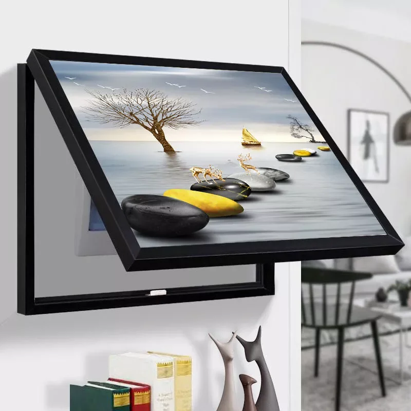 

NEW Decorative Painting Power Box Cover Meter Box Hide Paintings Wall Decoration Canvas Poster Paintings 40x30cm