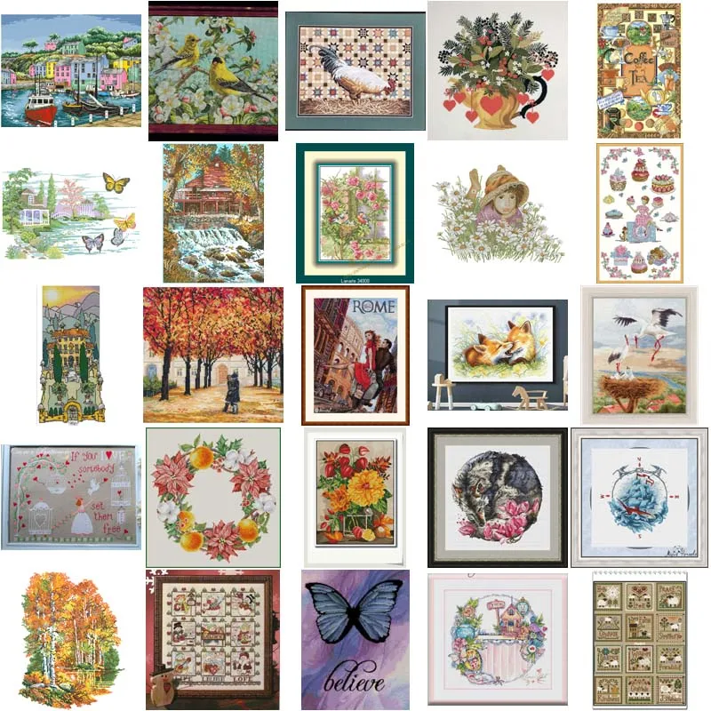 

Cartoon 3 Cross Stich Embroidery set Electronic drawing Cross Stich Needlework PDF by Email