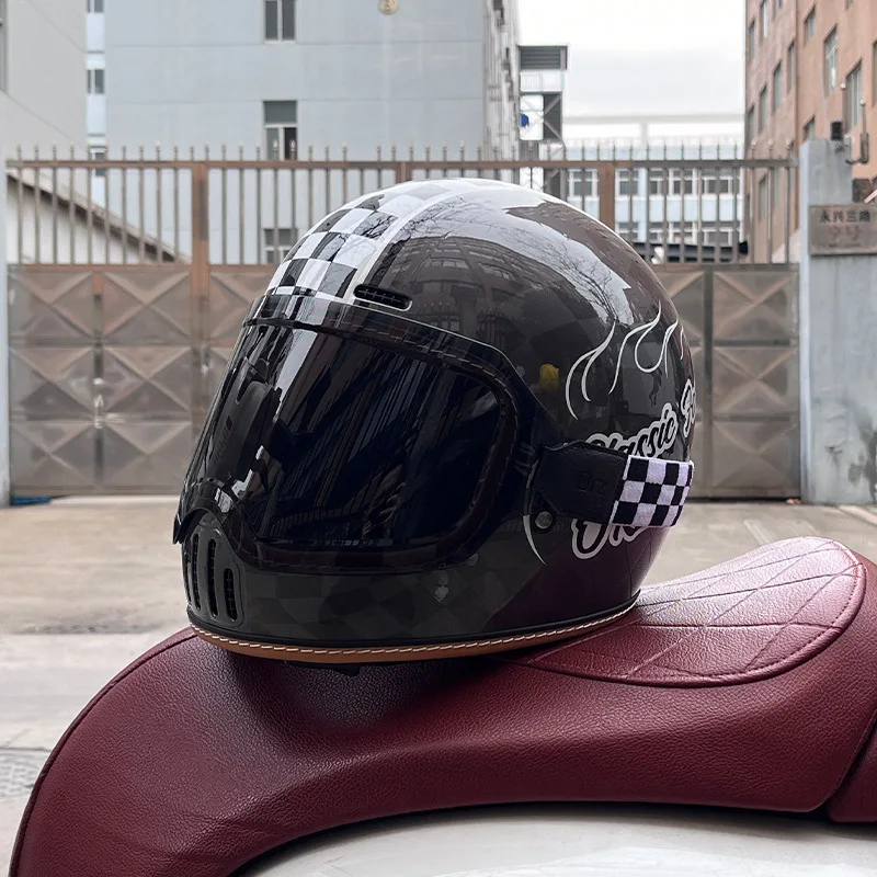 Шлем для мотокросса Capacete Ретро полуоткрытый мотоциклетный шлем Jet аксессуары Casco