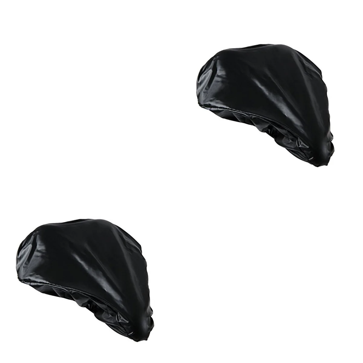 

2pcs Bike Rain Cover Elastic Rain and Resistant (Black)