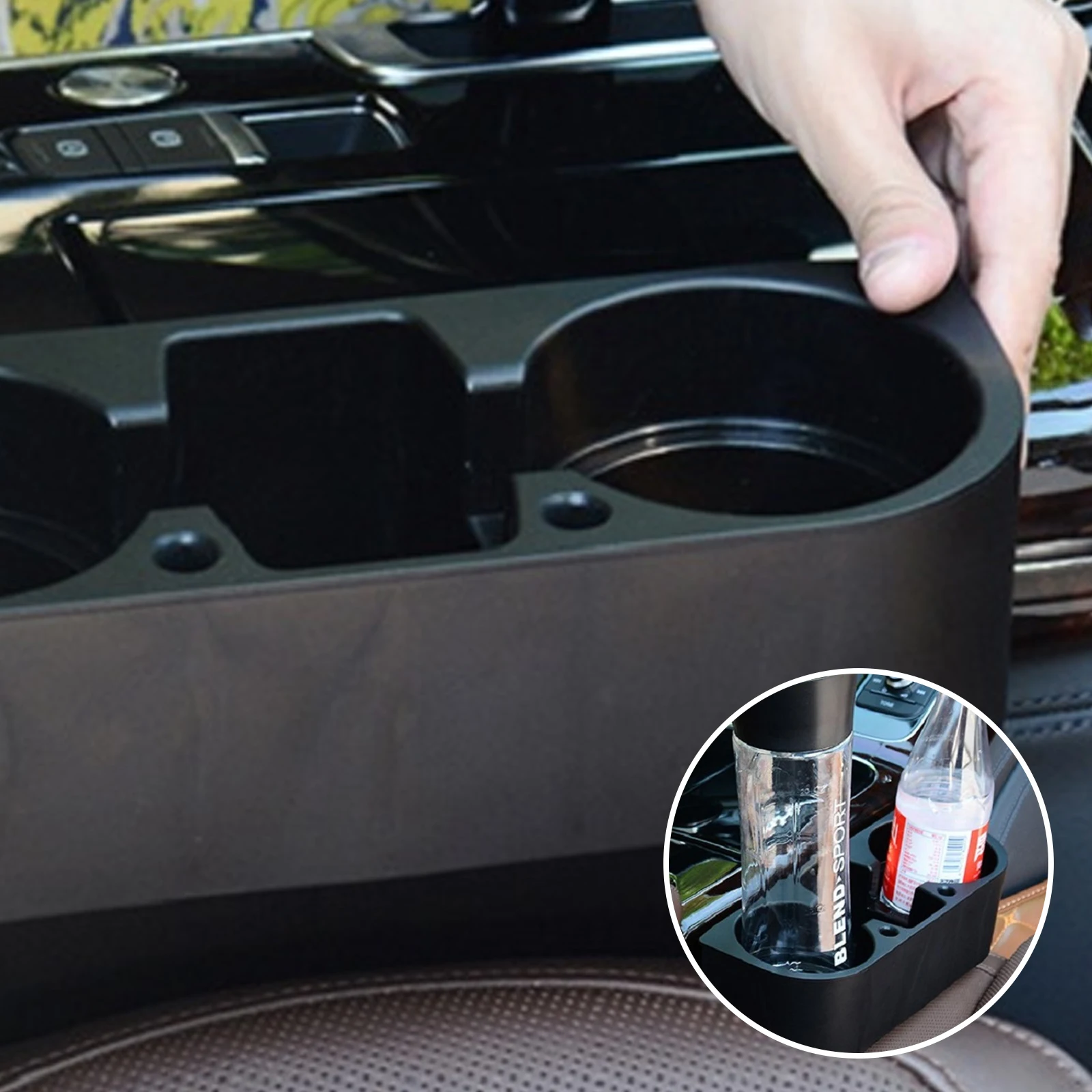 Автомобильный держатель для стакана органайзер ключей от телефона и бутылки с