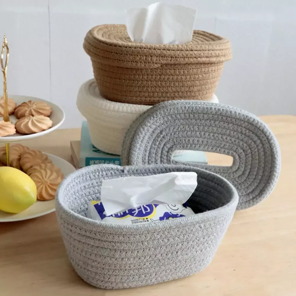 

Tissue Box Convenient Exquisite Workmanship Decorative Car Hotel Tissue Storage Case for Hotel