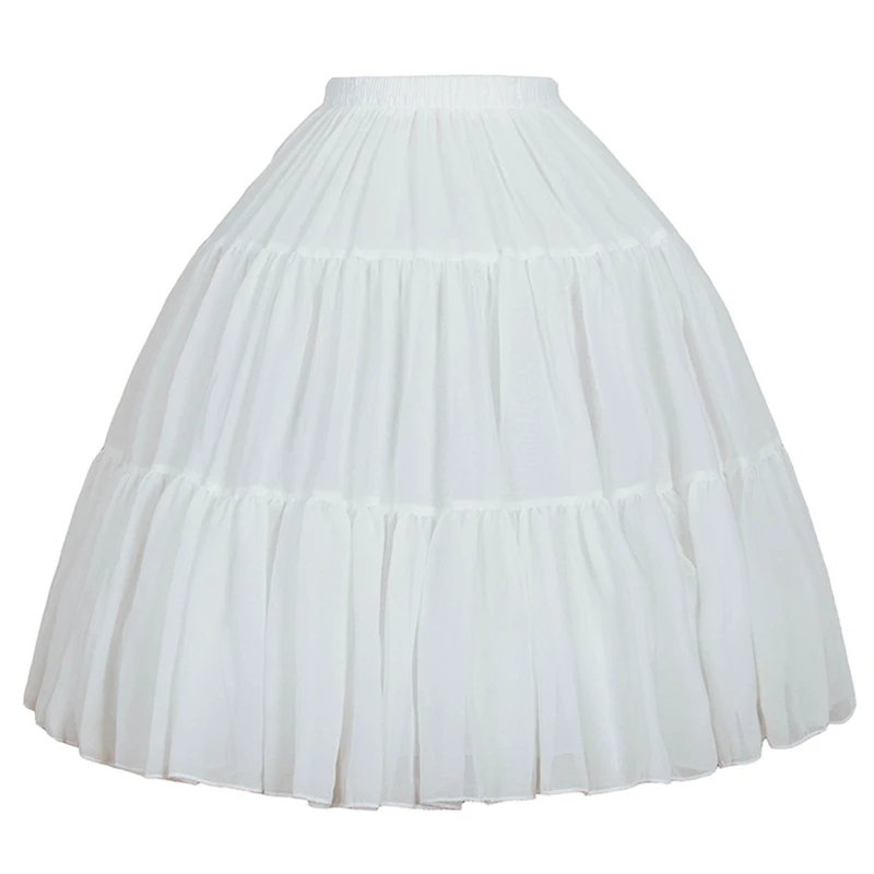 

Women Crinoline Petticoat Cage Adjustable Hoop Skirt Girls Slips Underskirt for Lolita Cosplay Victorian Vintage Party