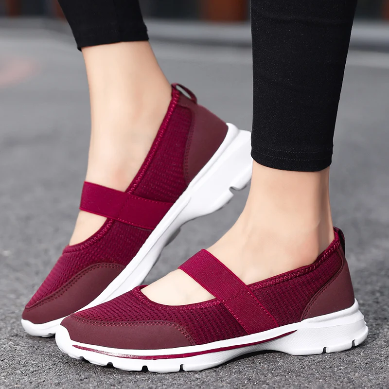 

Pump Women's Shoes Walking Running Sneakers Women's Lightweight Plus Size Summer Flats Mother Gifts Shoes Zapatos De Mujer
