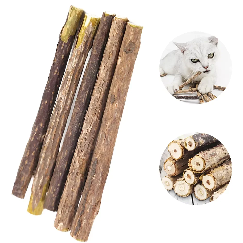 

2022New Chew Toys Natural Matatabi Pet Cat Snacks Sticks Cleaning Tooth Catnip Actinidia Silvervine Pet Toy For Cats Catnip 5-20