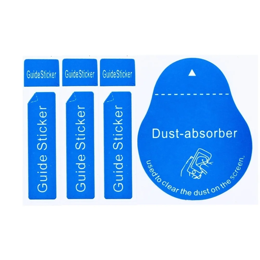 1000pcs Cellphone Tablet Screen Dust Absorber LCD Guide Protector De-dust Sticker for Camera Lens Screens Dust Removal Papers