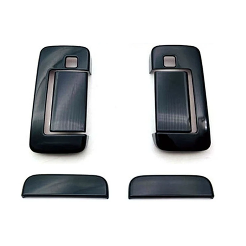 4 шт. глянцевая черная наружная боковая дверная ручка рамка отделка для Daihatsu ATRAI /