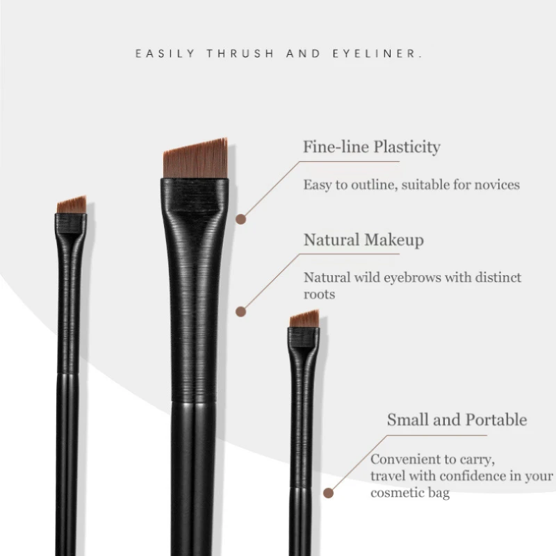 

Professional Fine Small Angled Eyebrow Brush Eyeliner Brush Brow Contour Brushes High Quality Eye Brow Liner Brush Make Up Tools