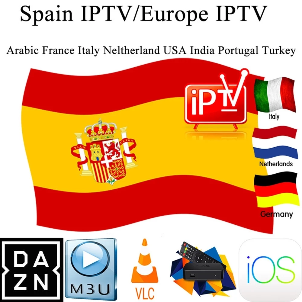 

Europe IPTV Spain Sweden Arabic Greek Portugal M3U List Smart TV Germany Poland Dutch Belgium Canada US 24 Hours Free Test