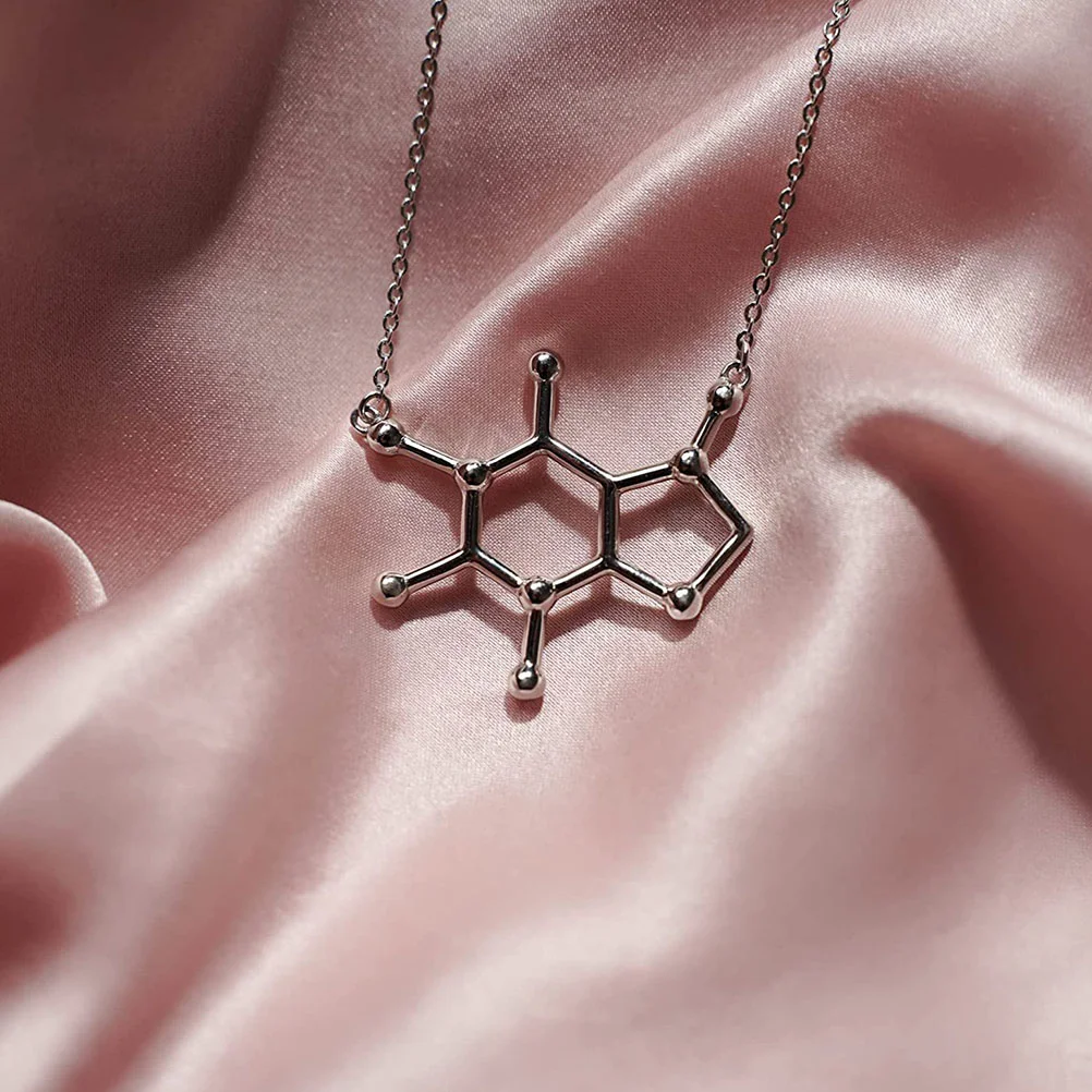 

Necklace Fashion Jewelry Women Coffee Lover Science Chemistry Lovers Statement