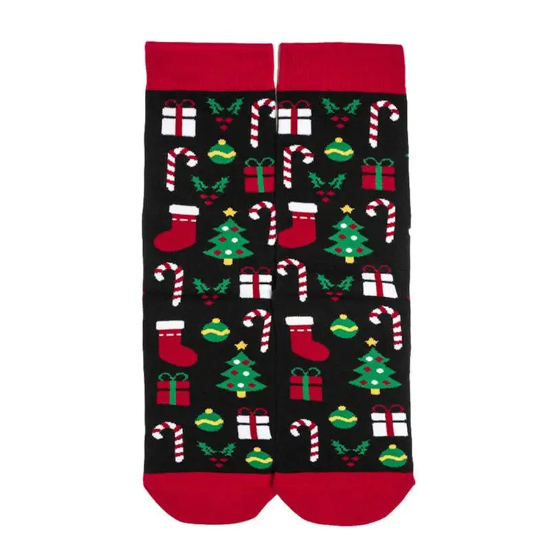 

Рождественские носки, Рождественские Зимние носки, красочные зимние теплые Вязаные гольфы для женщин, мужчин, детей