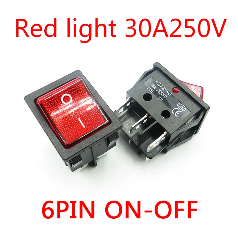 

Набор из 3 высокомощных кнопочных переключателей KCD4