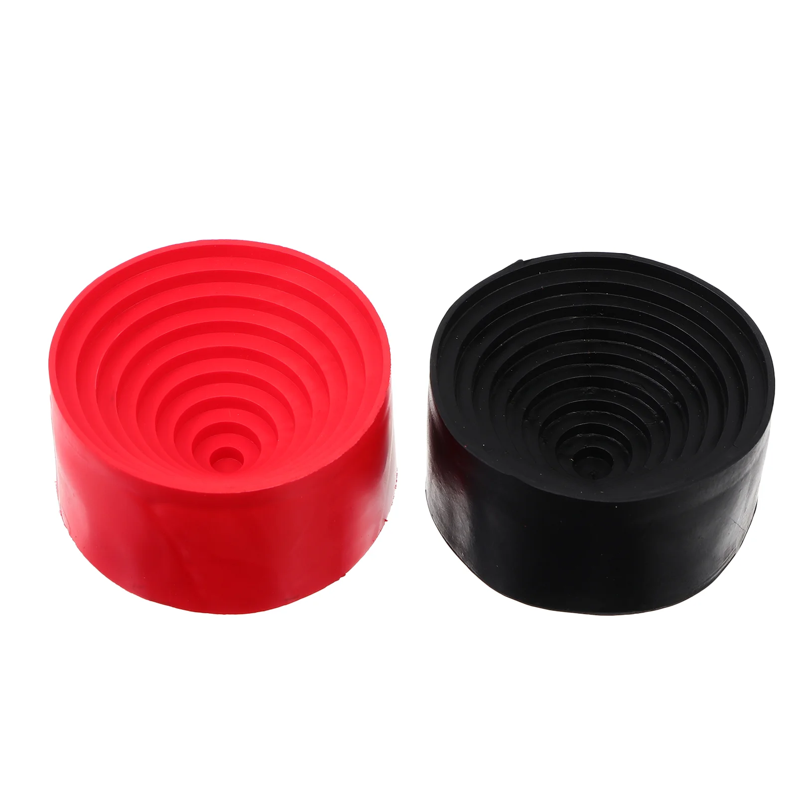 

2 Pcs Funnel Water Bottles Rubber Flask Base Holder Silicone Case Bottom Holders