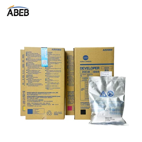ABEB порошок разработчика DV614 черный 630г для Konica Minolta