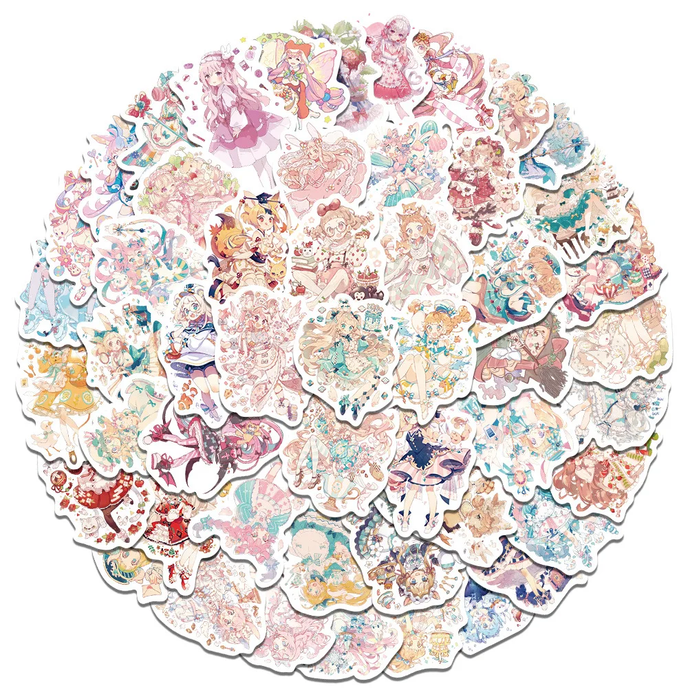 

10/30/50PCS New Anime Cartoon Personality Creative Computer Suitcase Mobile Phone Chair Decoration Waterproof Sticker Wholesale