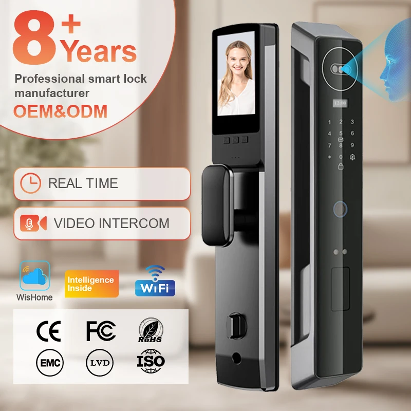 004 Цифровой уличный замок Tuya Smart Wi-Fi Цилиндрические замки для домашней жизни