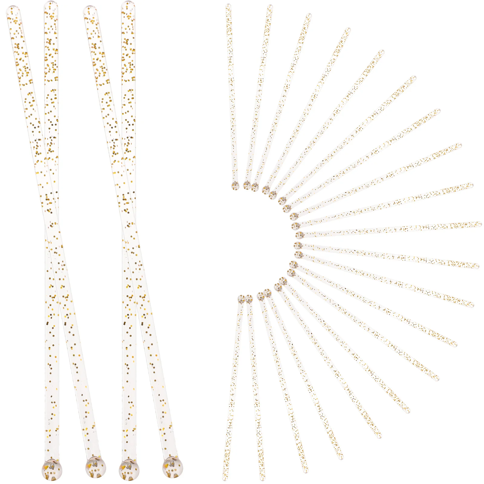 

30Pcs Acrylic Stirring Sticks Decorative Juice Stirrers Reusable Cocktail Stirring Sticks Party Supplies