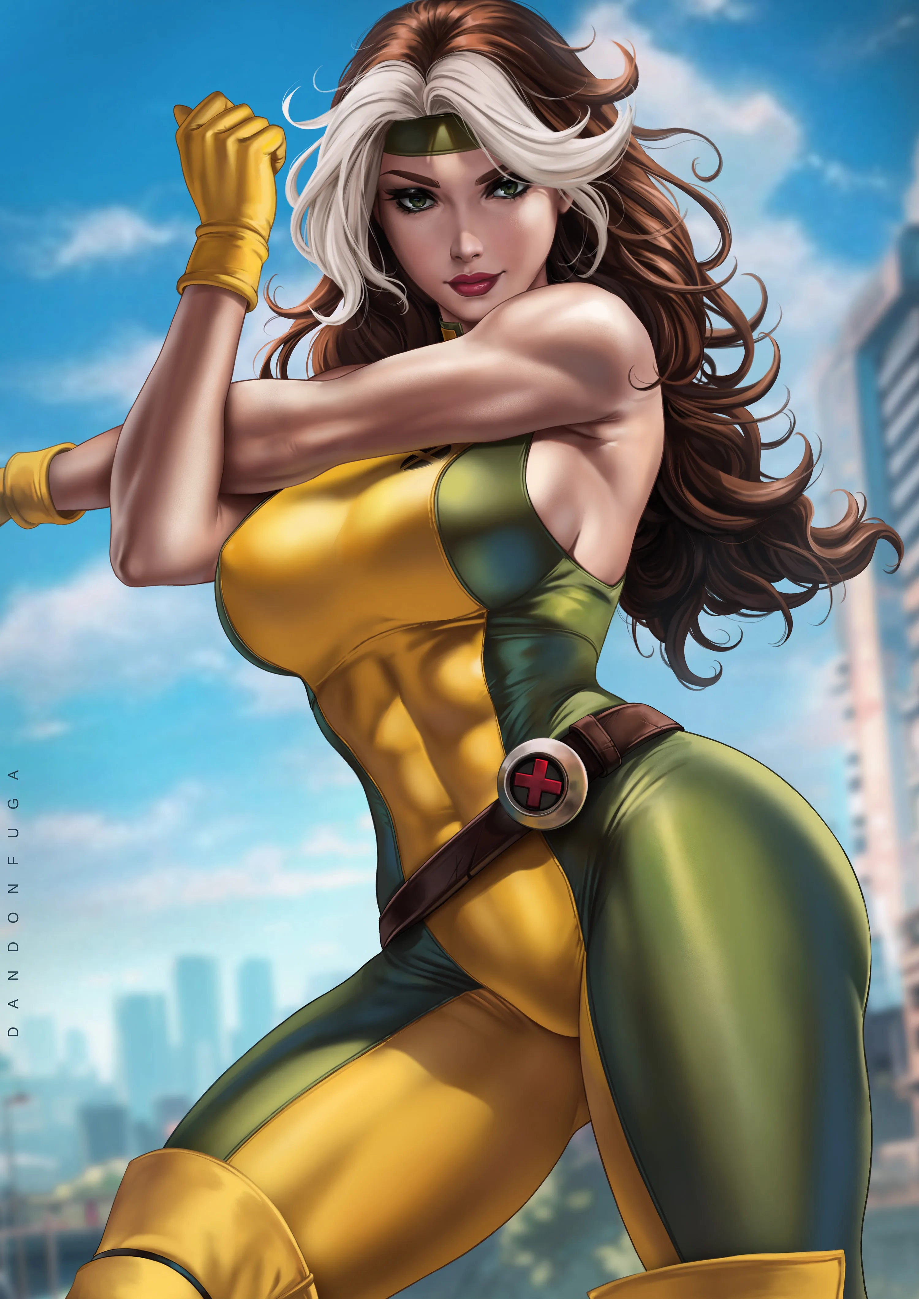 Изгой из фильма Xmen большие груди фотография сексуальная обнаженная леди печать