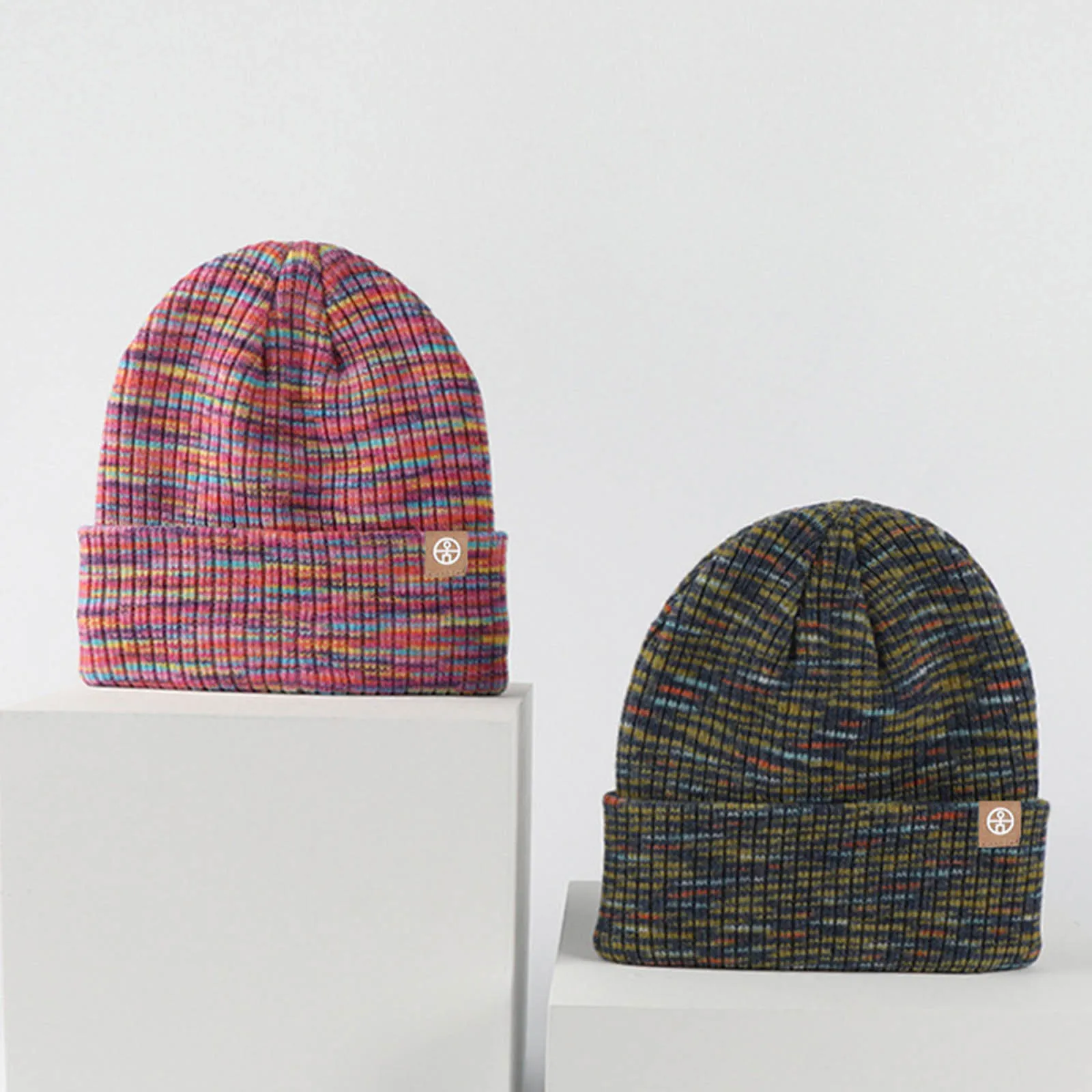 Зимняя детская вязаная шапка перчатки шарф комплект уличных толстых теплых