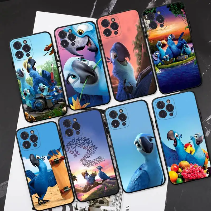 

Disney Rio Phone Case For iPhone 8 7 6 6S Plus X SE 2020 XR XS 14 11 12 13 Mini Pro Max Mobile Case