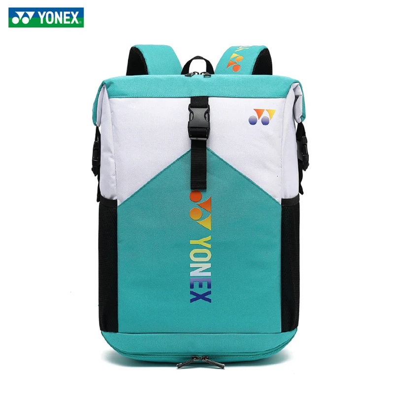 YONEX Badminton Backpack Sport Racquet Bag for 2pcs Racket Light Durable Tennis Shoulder Bag with Independent Shoes Compartment