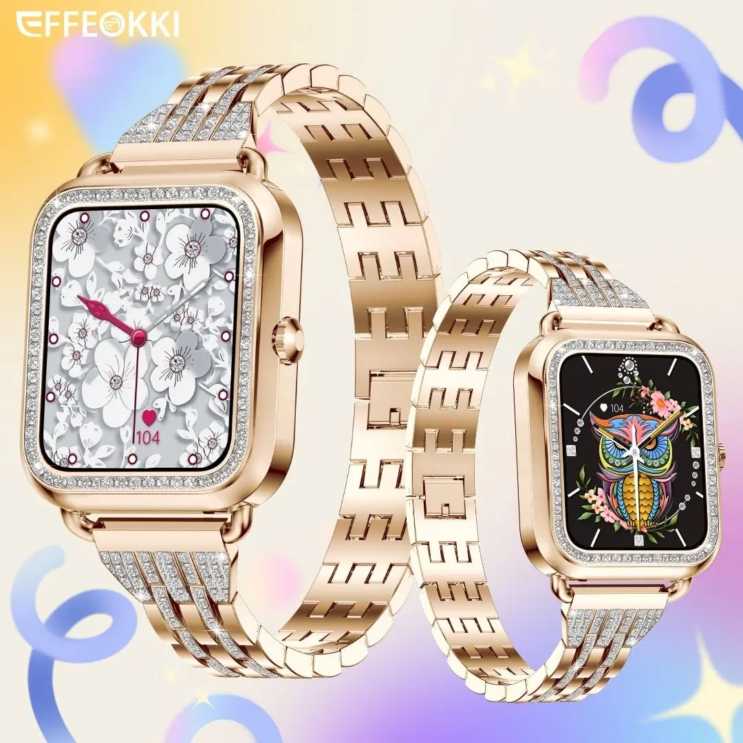 Женские умные часы с измерением пульса и уровня кислорода в крови