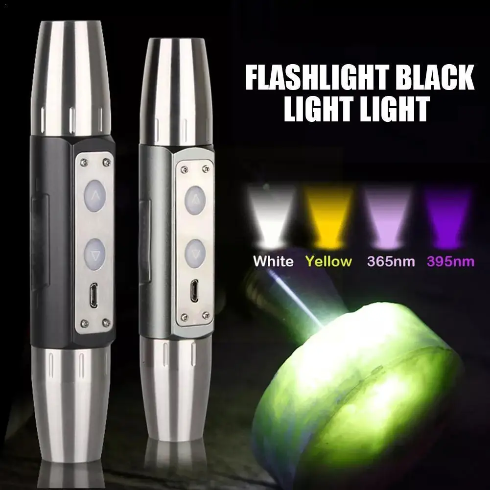 

Ультрафиолетовый светодиодный фонарик, черный светильник, УФ 395/365 нм, лампа для осмотра, фонарик для осмотра нефритом, ультрафиолетовый УФ-с...
