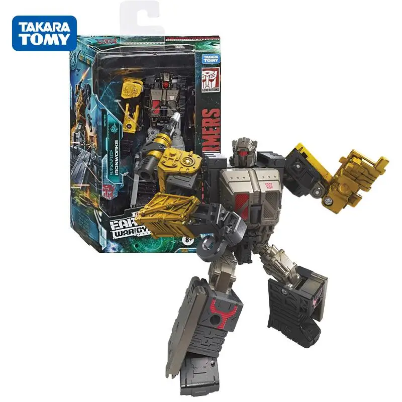 

Takara Tomy Transformers G Series Wfc-E8 Ironworks Action Figure Model Toy 13Cm Original Action Plastic Figure Toy Gift Collect