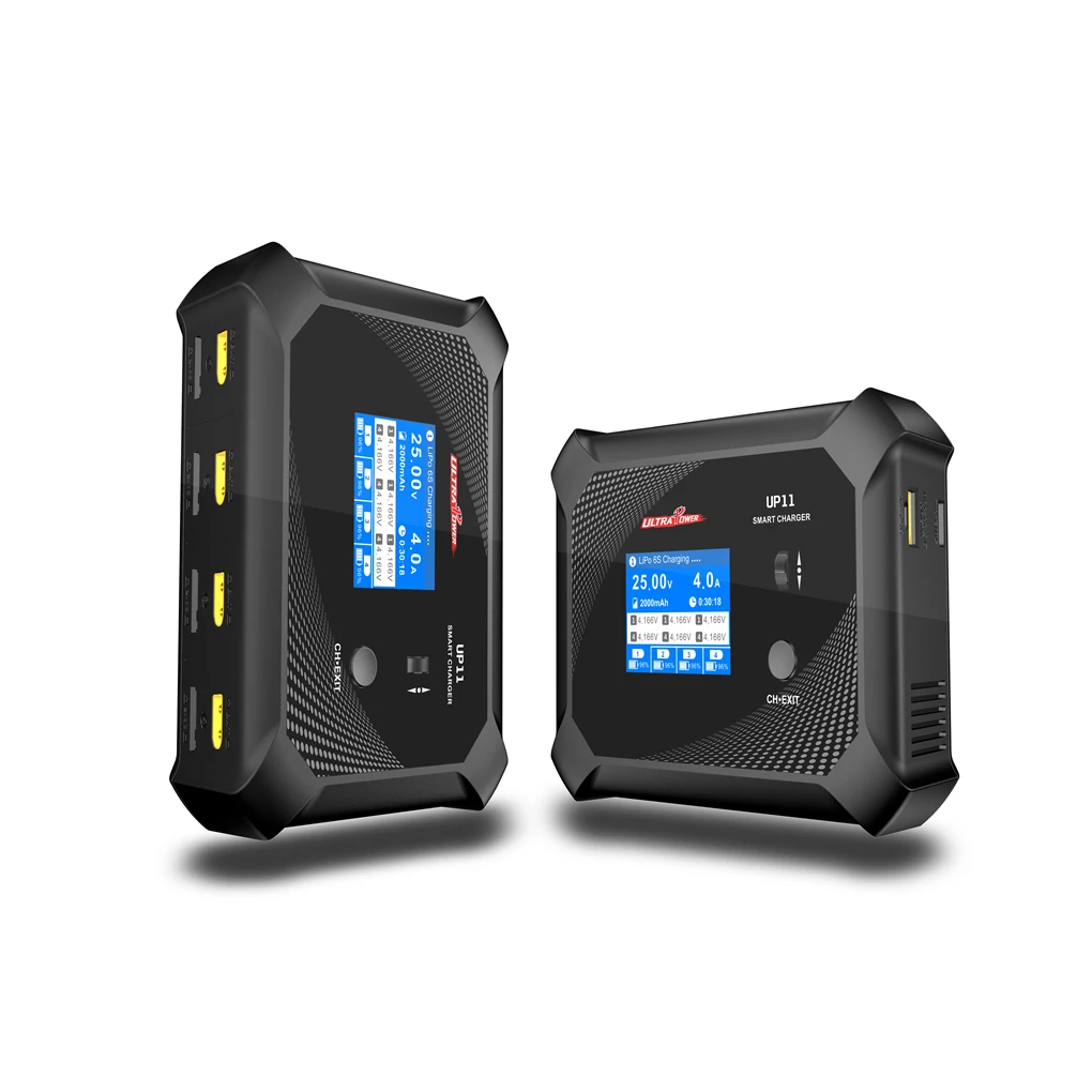 UP11 AC240W DC600W 4-канальное интеллектуальное балансное зарядное устройство для