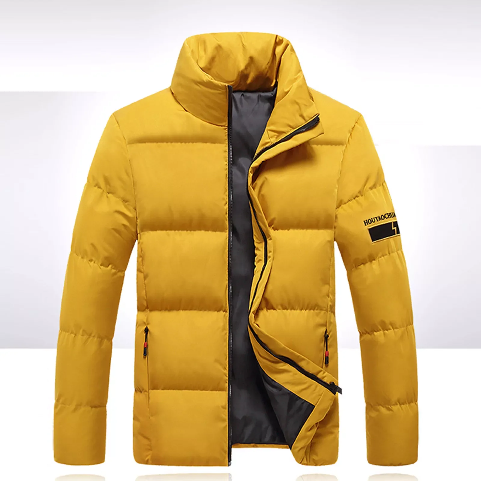 

Shell Winter Jacket Warm Windproof Soft Softshell Turtleneck for Coat Men Men's Coats & Jackets