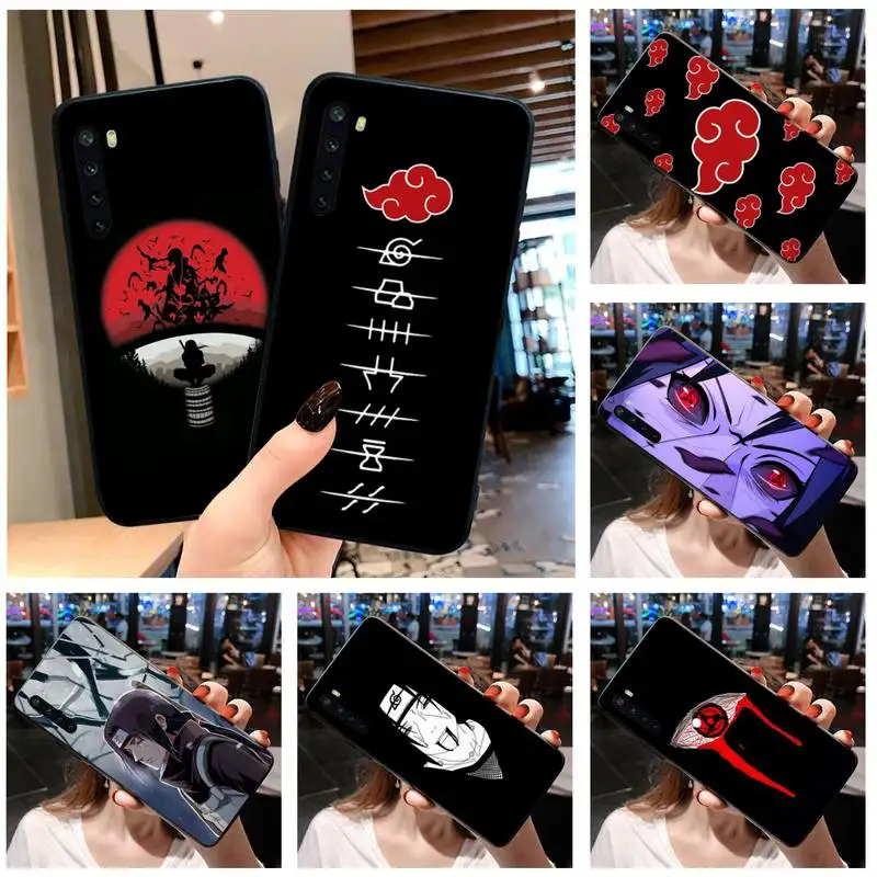 

BANDAI Naruto Akatsuki Uchiha Itachi Phone Case for Xiaomi Mi Note 11 10 Lite Mi 9T Pro xiaomi 10 10 CC9 Pro