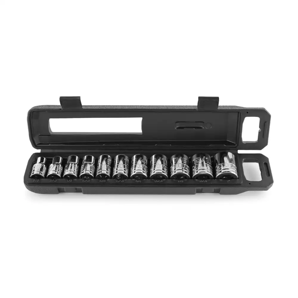 

11-Piece 1/2-inch Standard Socket Set, Standard SAE Sockets