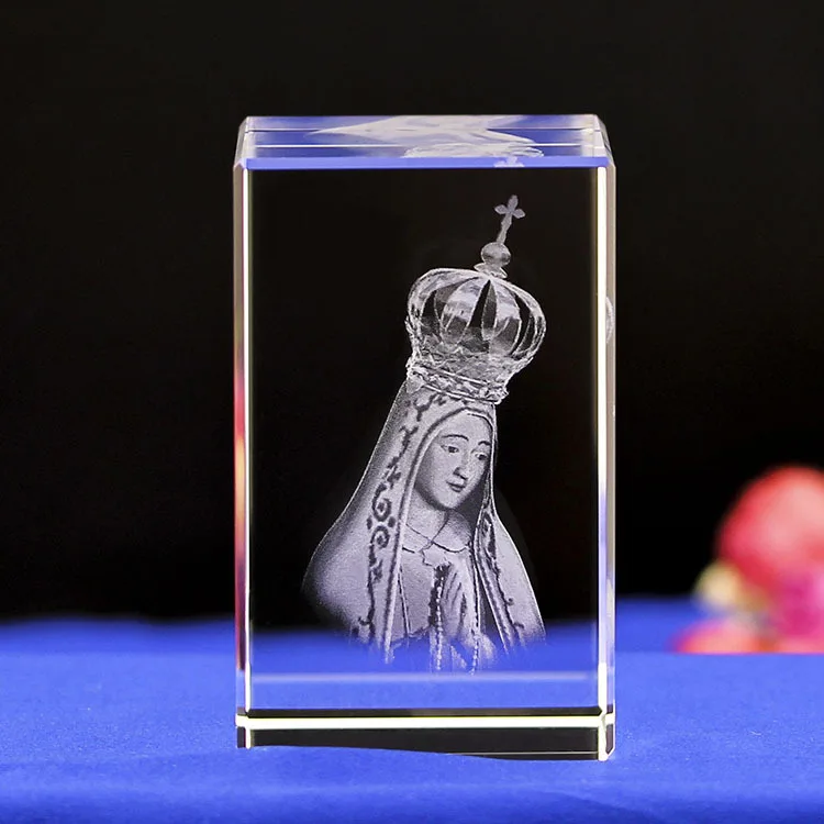 

best Christmas gift Roman Catholicism Christianity Holy Mary, Mother of God Religious 3D Crystal Figurine statue -free ship