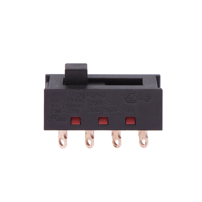 DSE-2310 заостренные штифты 8 футов 3 файла 8A250V тумблер черный ползунковый